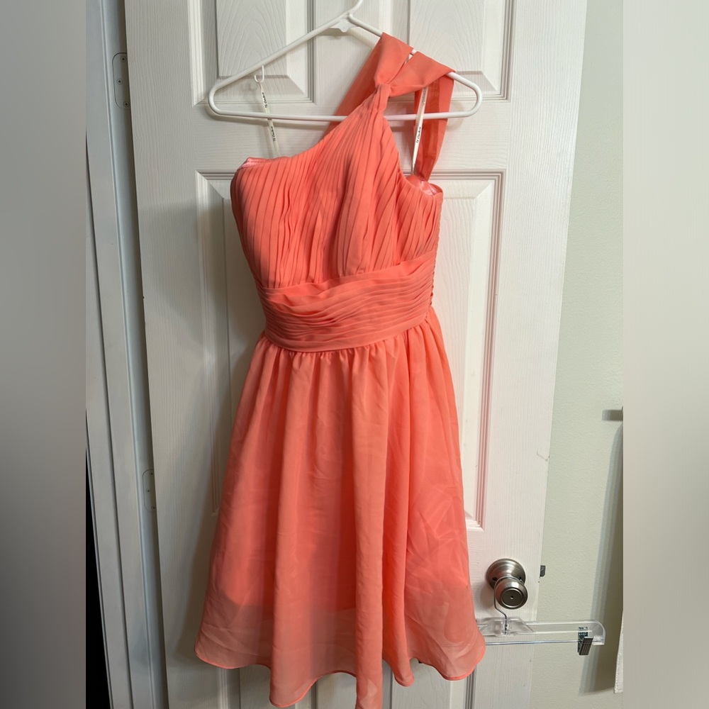 Coral Semi-Formal Dress